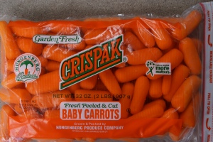 2 lbs. of baby carrots.